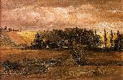 Adolph von Menzel Storm on Tempelhof Mountain oil painting